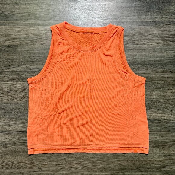 Lululemon Women's Train to Be Tank Top - Orange - Picture 2 of 6